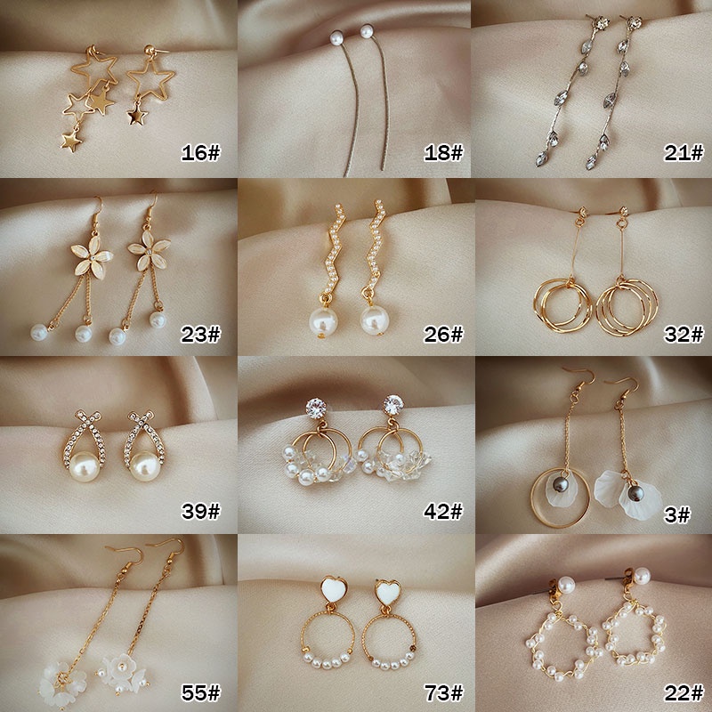 Bông Tai Dáng Dài Phong Cách Retro Thời Trang Cho Nữ