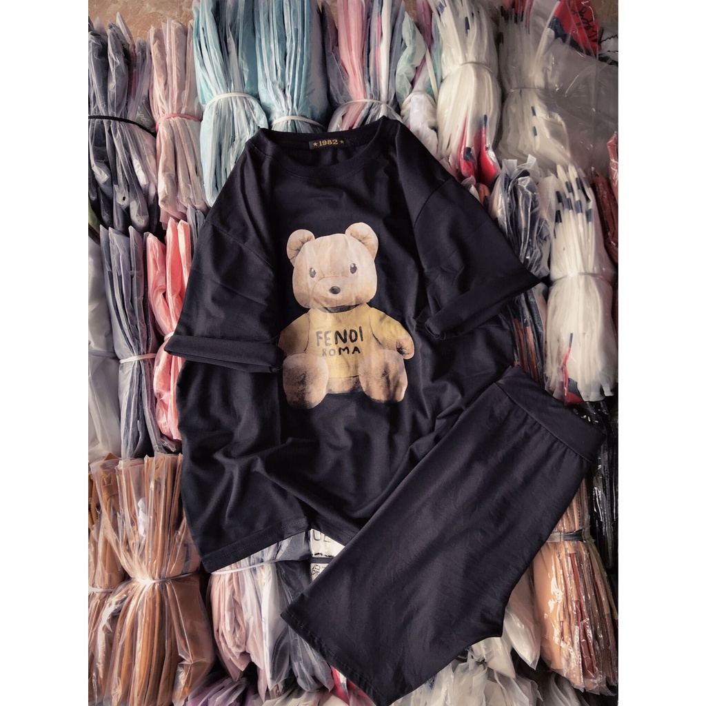 BÔ thun ngố gấu LOVE 40-60kg