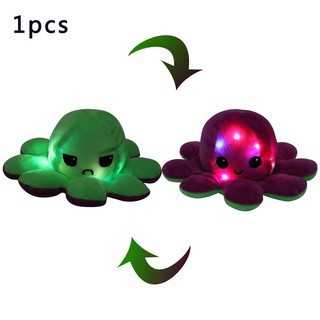 Thú bông tích hợp đèn led hình bạch tuộc thay đổi cảm xúc dễ thương