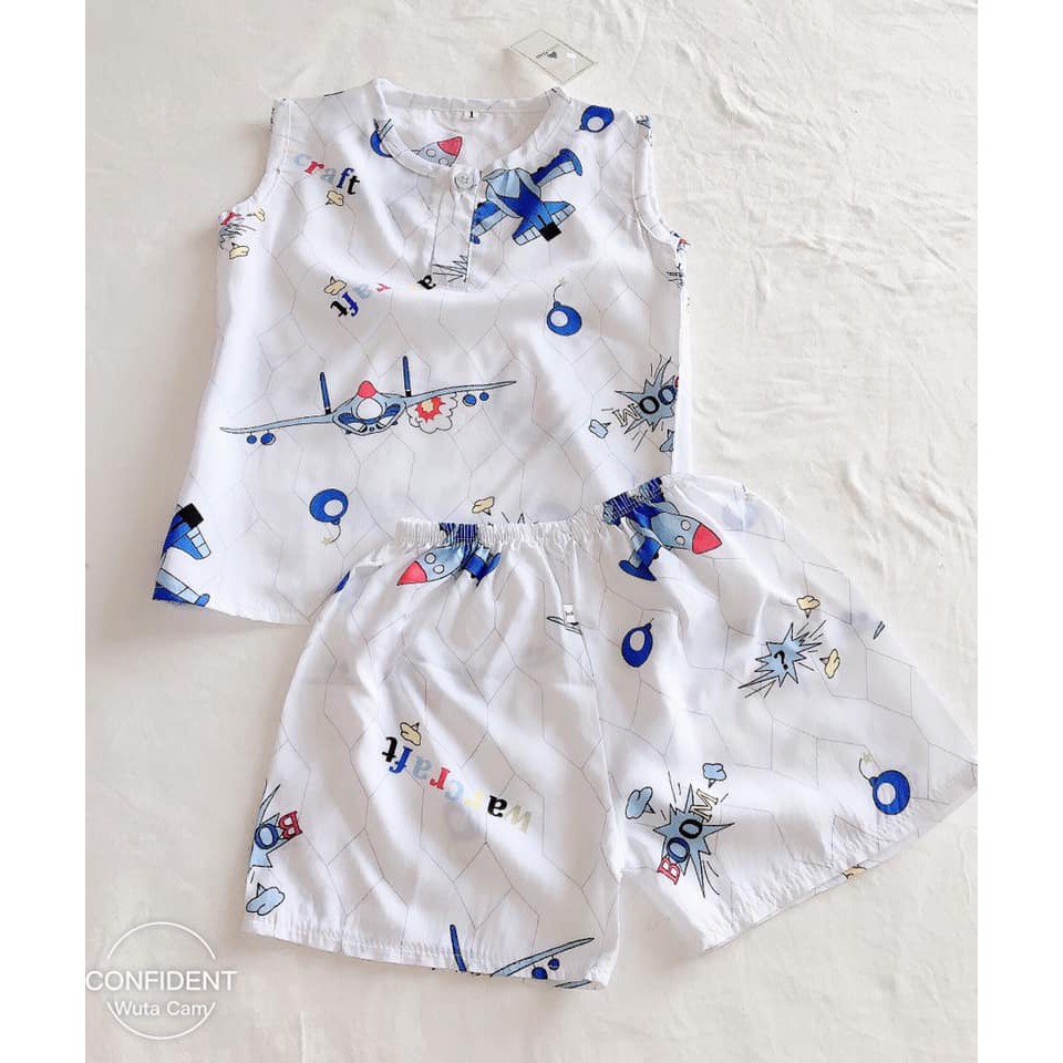 COMBO 3 bộ quần áo bé trai SÁT CÁNH mùa hè