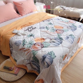 Chăn hè cotton đũi cao cấp nhập khẩu cực mát 2mx2m3,free ship,chát chọn màu,mẫu quả bí ngô