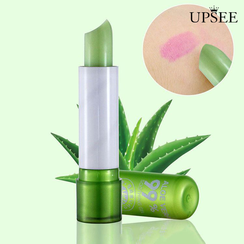 (Hàng Mới Về) Son Dưỡng Môi Lô Hội 3.5g Thay Đổi Màu Sắc Lâu Trôi Chống Thấm Nước Không Dính | BigBuy360 - bigbuy360.vn