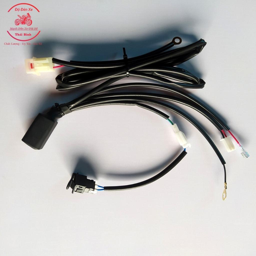 Mạch auto passing trợ sáng lắp như zin các loại xe máy tặng giắc cẳm đèn cầu chì