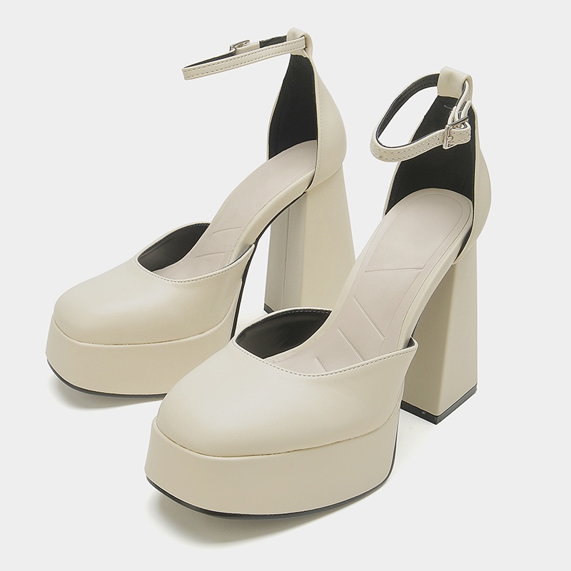 Giày cao gót chống thấm nước thời trang mùa thu 2022 dành cho nữ