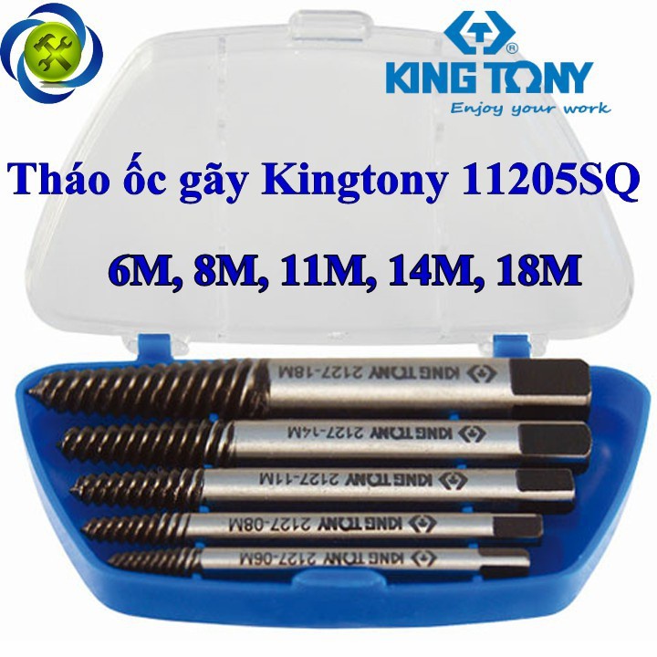 Tháo ốc gãy KINGTONY 11205SQ 5 cây - Kingtony 11205SQ