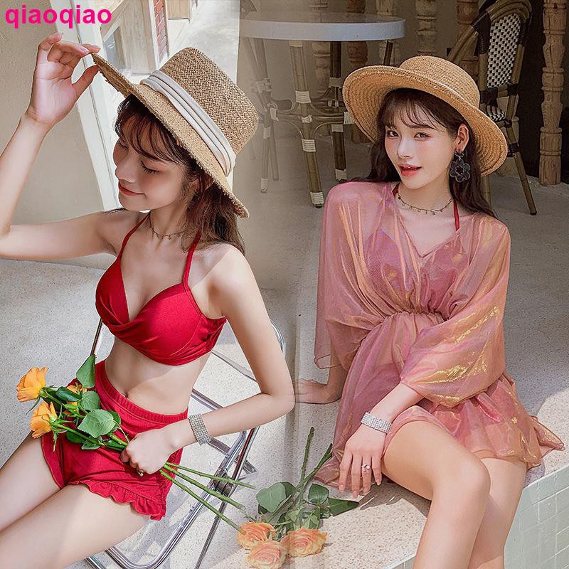 Bộ Bikini Kèm Áo Khoác Thời Trang Hàn Quốc 2019 Cho Nữ | BigBuy360 - bigbuy360.vn
