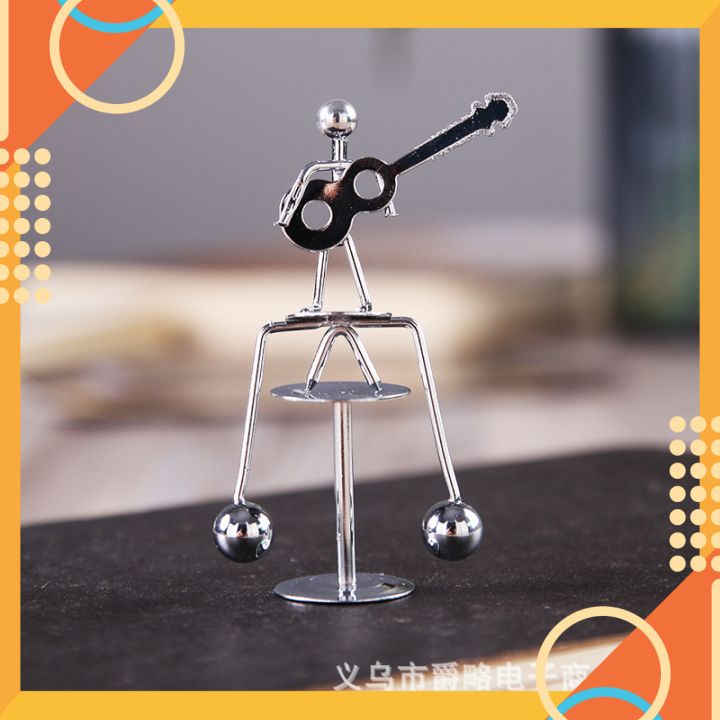 Con lắc Newton, phiên bản nghệ sĩ Guita dao động thăng bằng,  nhiều mẫu thủ công đồ chơi để bàn trang trí XẢ STRESS