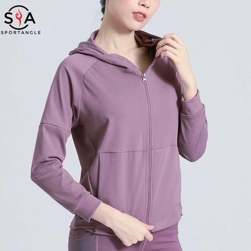 Áo khoác thể thao nữ nhanh khô nhẹ thoáng khí