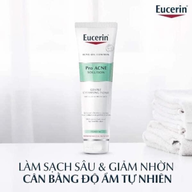 Sữa Rửa Mặt Eucerin Pro Acne Solution Gentle Cleansing Foam