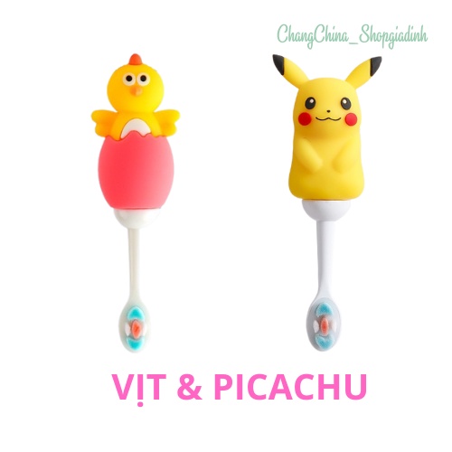 Bàn chải đánh răng cho bé cầm tay sillicon sợi lông mềm mại