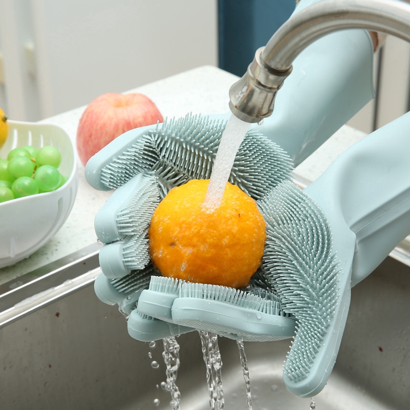 Ossayi Silicone Dish Washing Gloves