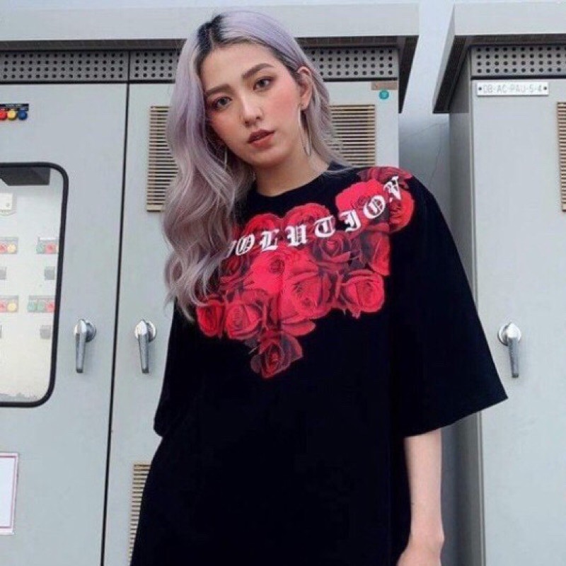 ⭐️SIÊU PHẨM⭐️Áo Phông Nam Nữ Unisex Cổ Tròn In Hình Hoa Hồng Đỏ Hàng Hiệu- Áo Thun Tay Lỡ Hoạ Tiết Đẹp Chất Mát Mùa Hè | BigBuy360 - bigbuy360.vn