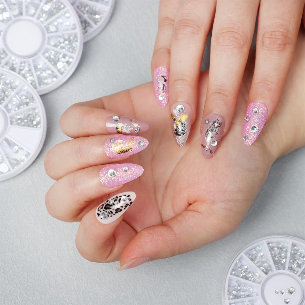 Móng Tay Vật Nuôi|Hộp Đựng Đồ Đa Năng Tiện Lợi Dễ Sử Dụng|Hạt Cườm Trang Trí Móng Tay Nghệ Thuật Độ