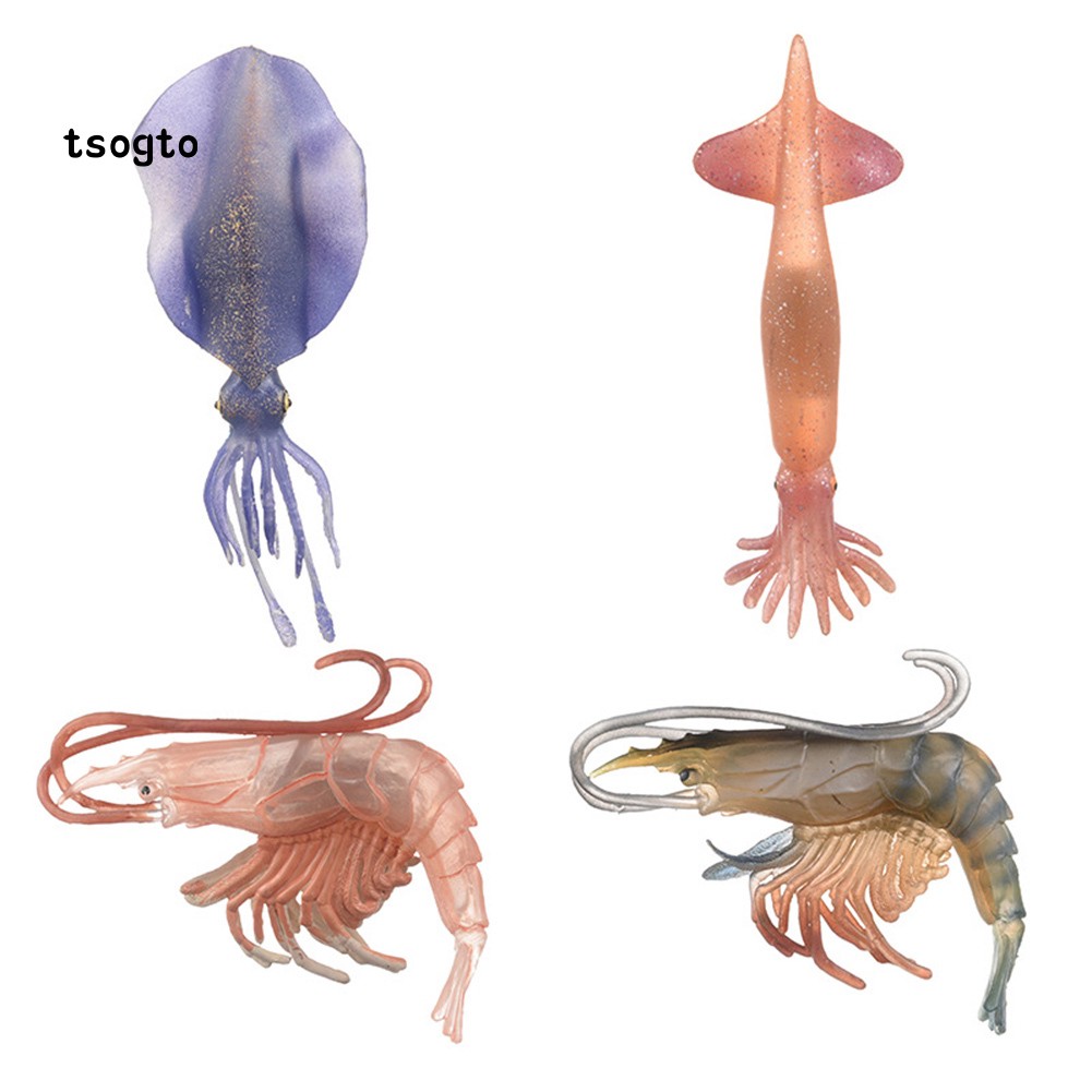 Mô Hình Con Tôm Giả Trang Trí