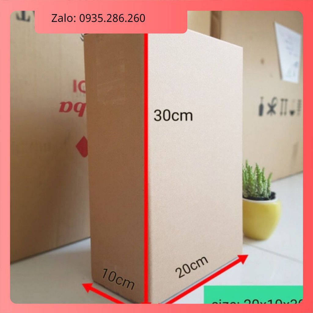 [COMBO 100] Hộp 20x10x30 - Thùng Carton Đóng Hàng
