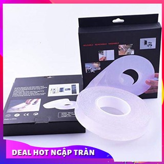 RẺ VÔ ĐỊCH🎁BĂNG DÍNH 2 MẶT ĐA NĂNG TRONG SUỐT HÀNG LOẠI 1