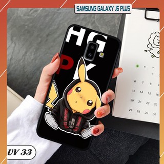 Ốp lưng nhám viền dẻo Samsung Galaxy J6 Plus in hình