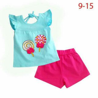 Set thun cotton chất bán shop, cho bé gái size 25-30kg.................................................................