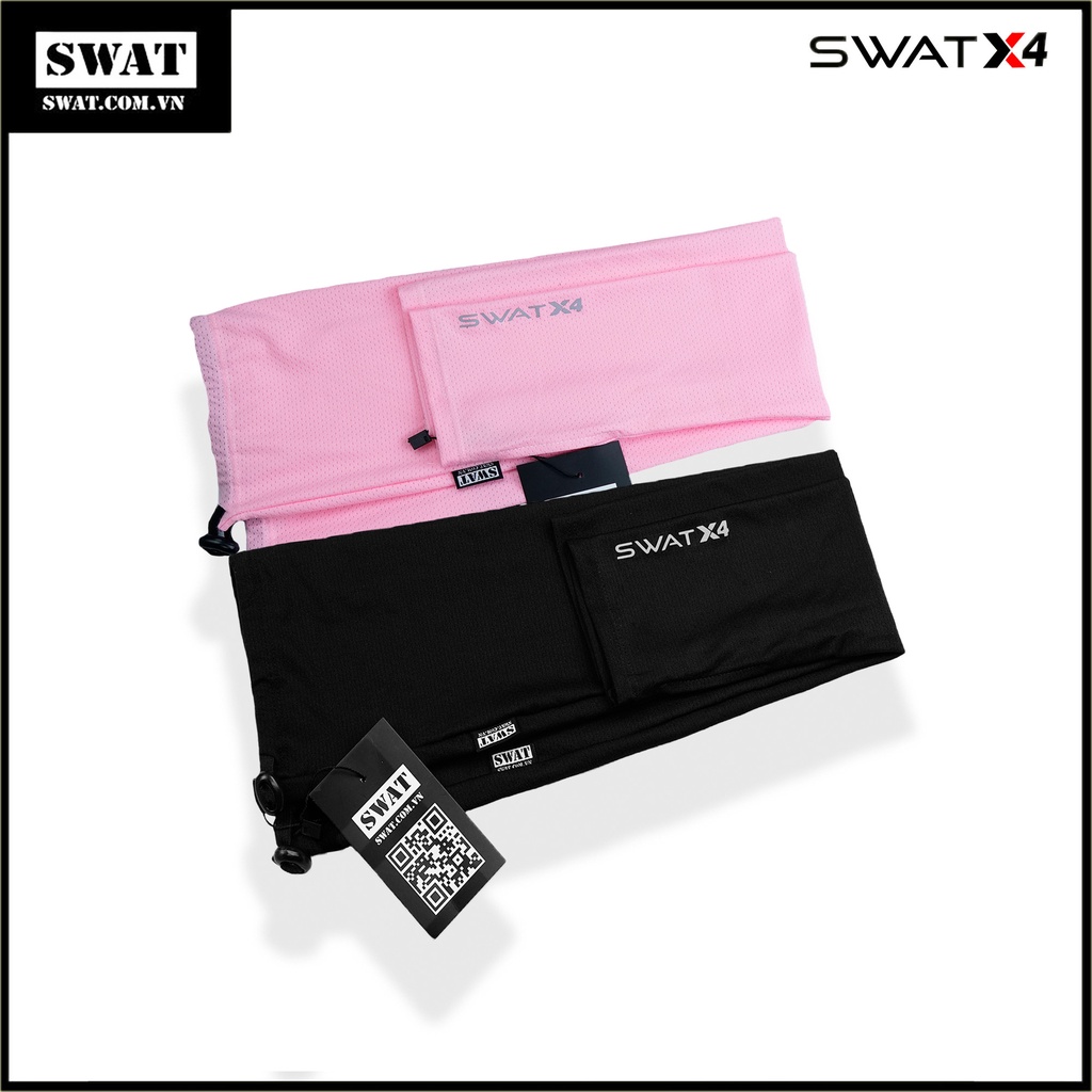 Cặp Ống tay dài mẫu mới xỏ ngón SWAT X4 chống nắng, chống tia UV 50+