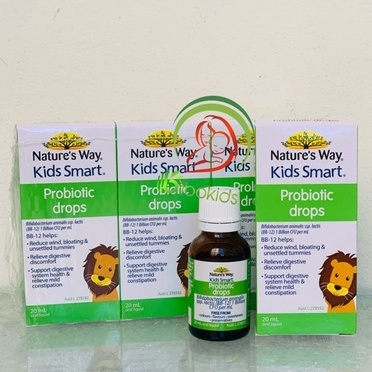 Men vi sinh Nature's Way Kids Smart Drops Probiotic 20 ml