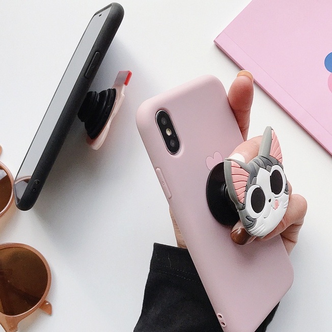 Ốp Điện Thoại silicon tpu Có Giá Đỡ Họa Tiết Hoạt Hình Cho lg wing 5g lm-f100em lm-f100vm