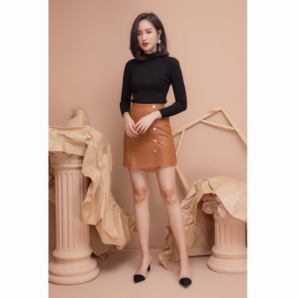 KOKA Áo len tăm cổ 3 phân 06102