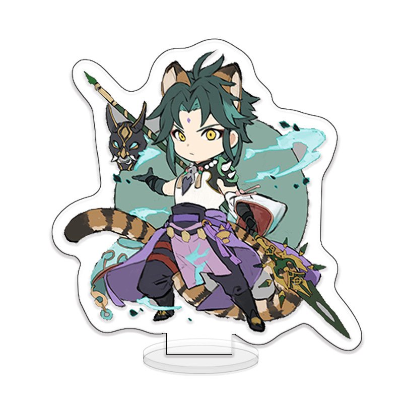 ( CHIÊU THỨC ) Mô hình Standee GENSHIN IMPACT game anime chibi mica trưng bày