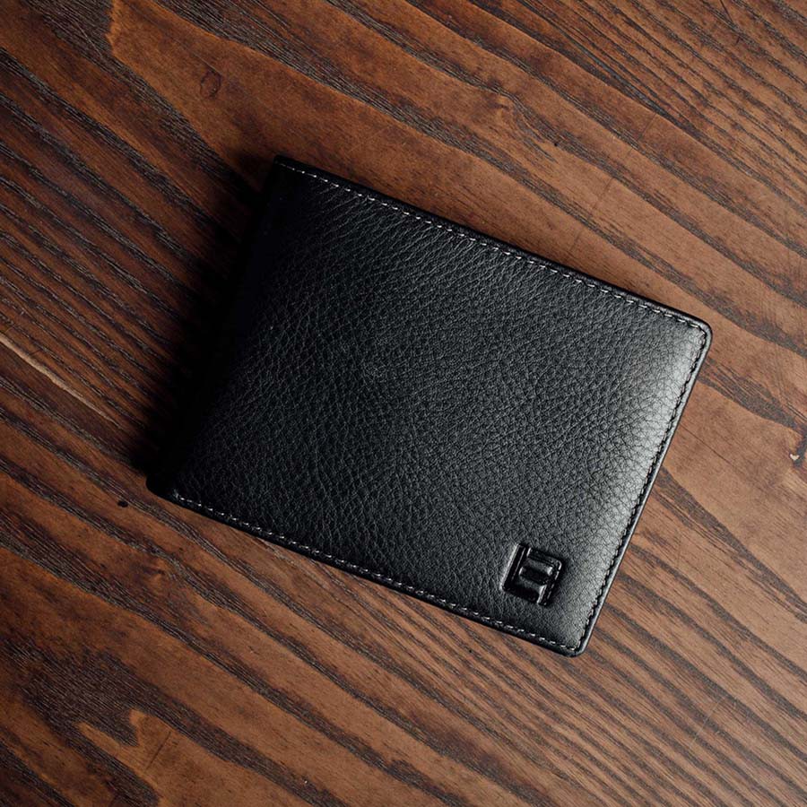 Ví Da Bò Nam LAFORCE Sáp Cao Cấp VLAN-22D Tặng Đón Gót Tiện Lợi