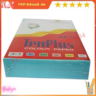 GIẤY PHOTO MÀU A4(vàng, xanh biển, hồng, xanh cốm)