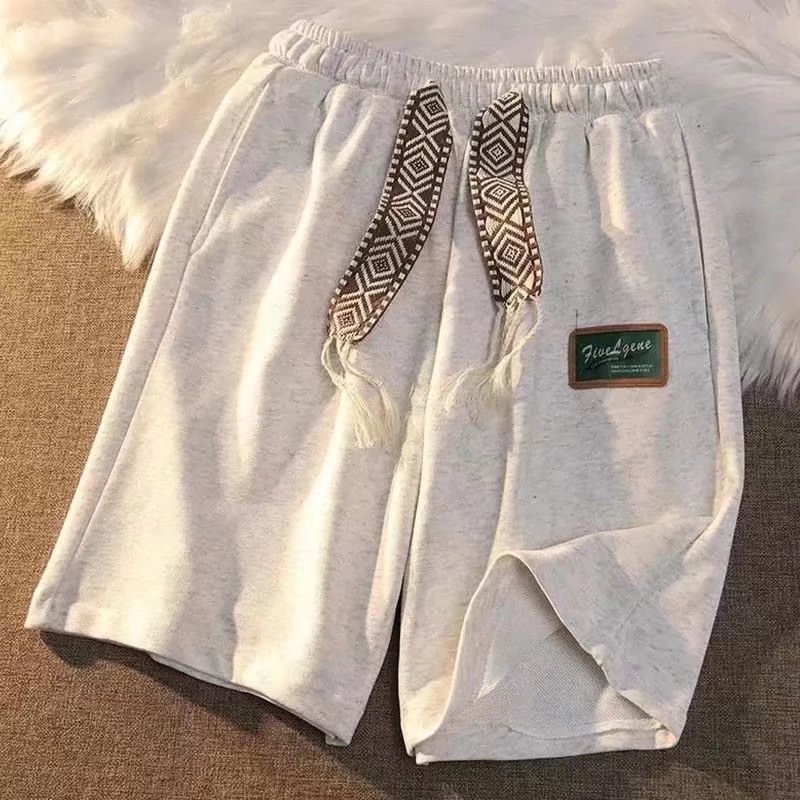 Quần Short Thể Thao Lưng Thun Ống Rộng Thoáng Khí Thoải Mái Phong Cách Hip Hop Đường Phố Hàn Quốc Cỡ M-3XL Cho Nam