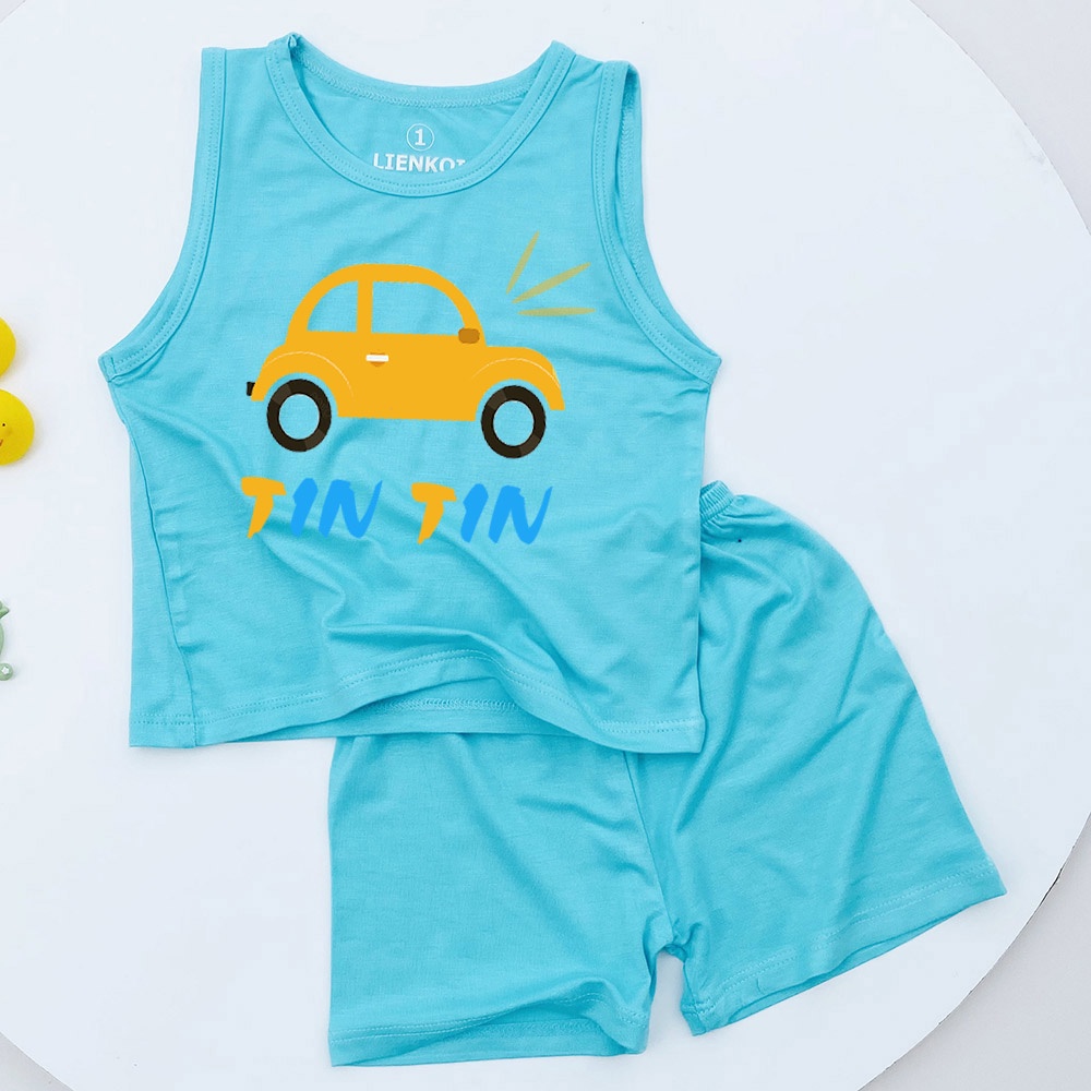 Set Ba Lỗ Cho Bé Toli Cotton Dẻo, Mềm Mịn Thoáng Mát, Co Giãn 4 Chiều