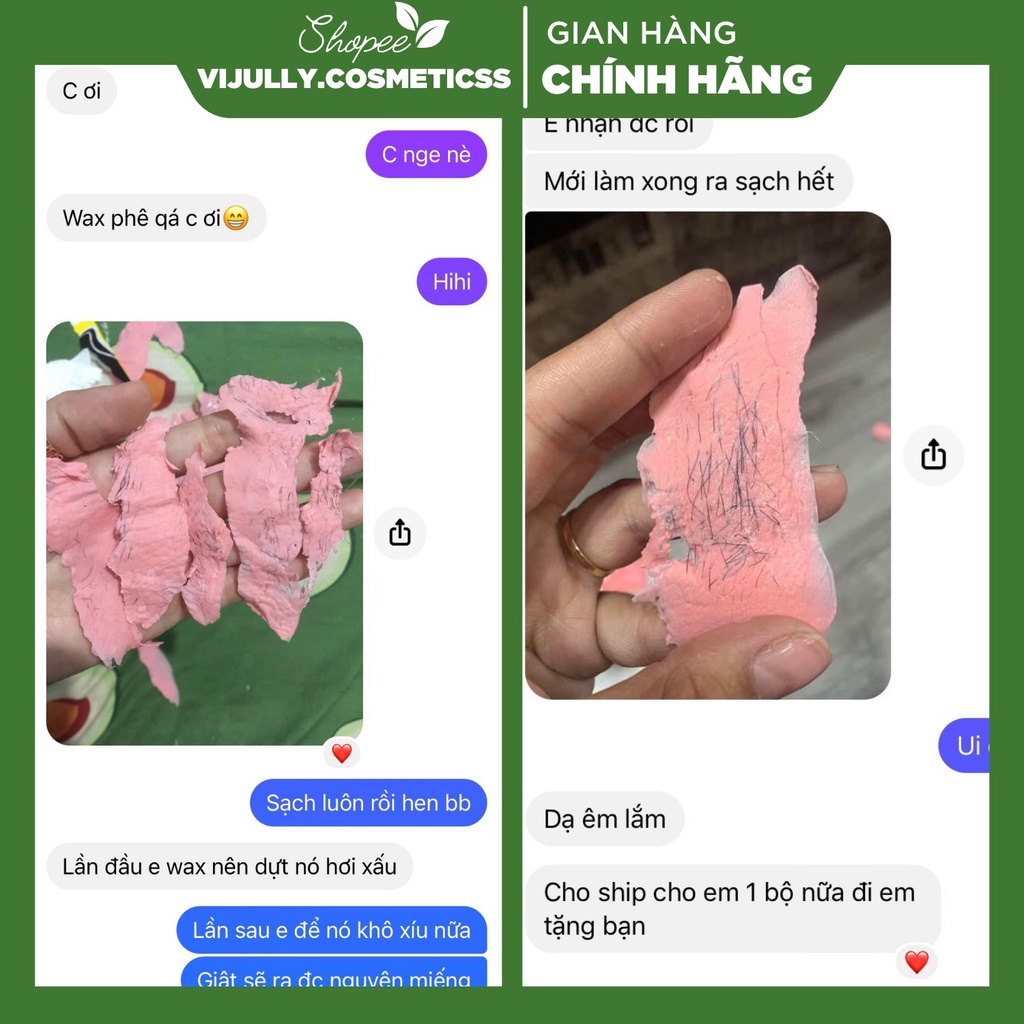 Sáp wax lông DỪA wax nóng hạt đậu nhập khẩu hard wax beans triệt lông tay, chân, nách, bikini, râu, ria mép,...