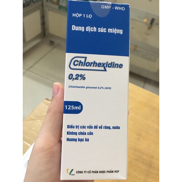 Chlorhexidine 0,2 % súc miệng