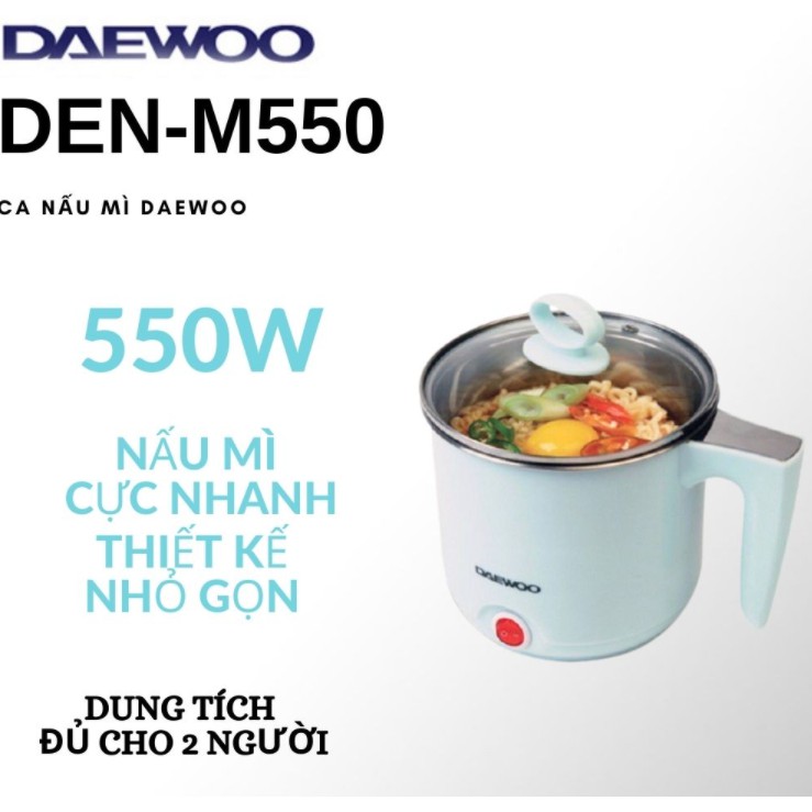 Ca Nấu Mì Đa Năng Daewoo DEN-M550