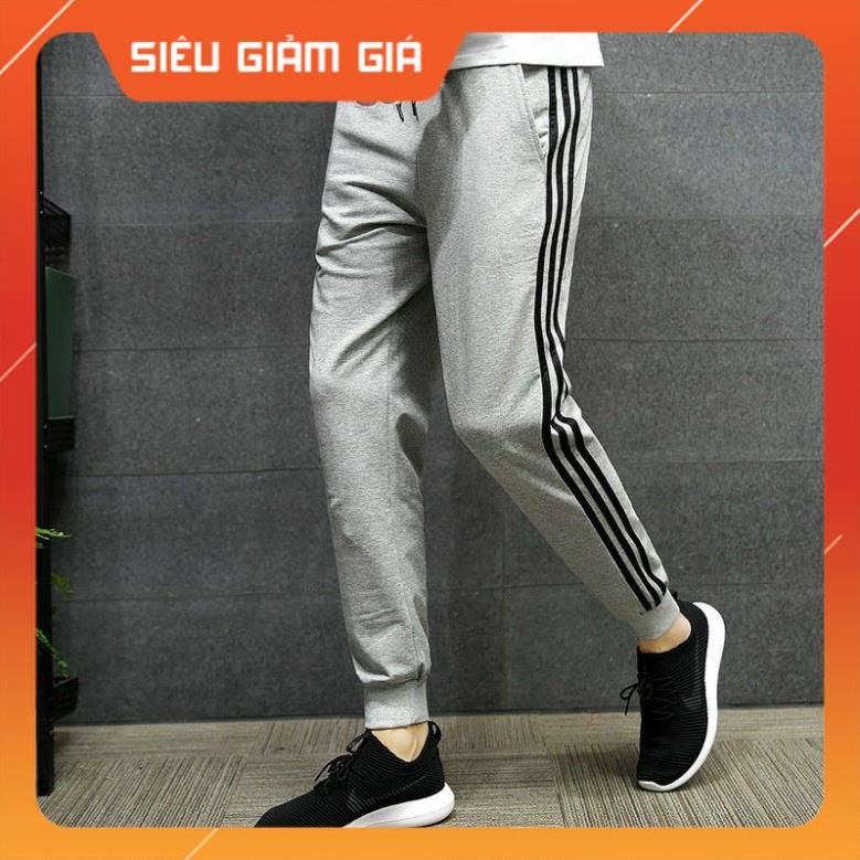 Quần thể thao nam, Quần Jogger Nỉ Thun Trơn Nam Nữ, quần nỉ trơn nam nữ, quần nỉ 3 sọc