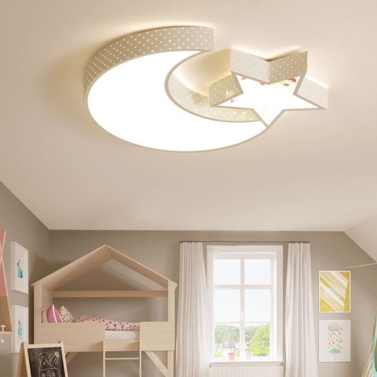 Đèn trần KINST D550mm kiểu dáng độc đáo với 3 chế độ ánh sáng hiện đại - kèm điều khiển từ xa - (41).