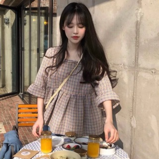 Áo babydoll cazo cực xinh