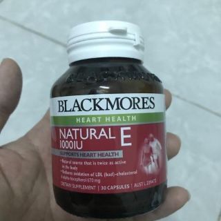 Blackmore vitamin E 1000IU 30v