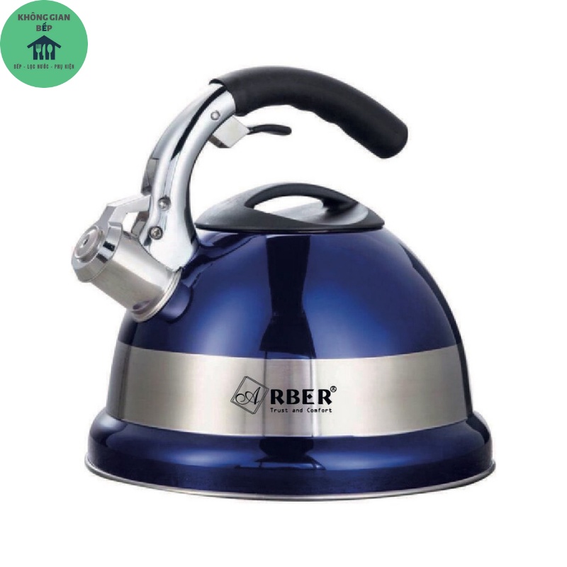 Ấm Đun Nước Inox 304 ARBER Dùng Được Cho Bếp Từ - Hàng Nhập Chính Hãng