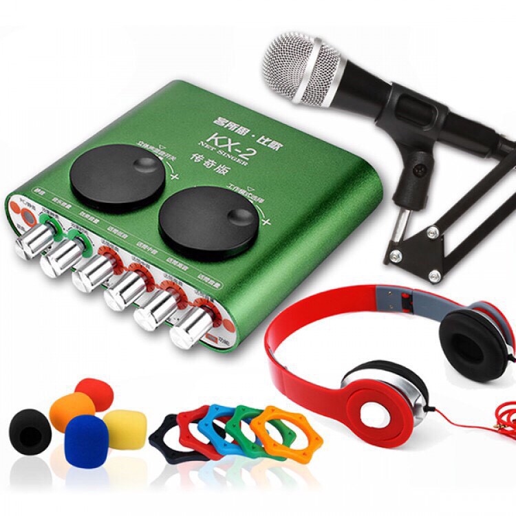 [Giá Rẻ Nhất] Soundcard XOX KX2 thu âm, livetream fb, tiktok - hát karaoke, hỗ trợ âm thanh siêu đỉnh - GIÁ RẺ