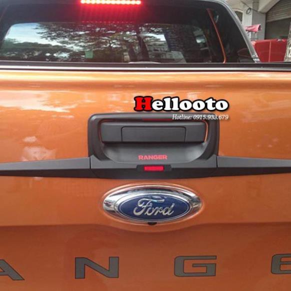 ỐP TAY MỞ CỐP FORD RANGER 2016 2017 2018 2019+ MÀU ĐEN