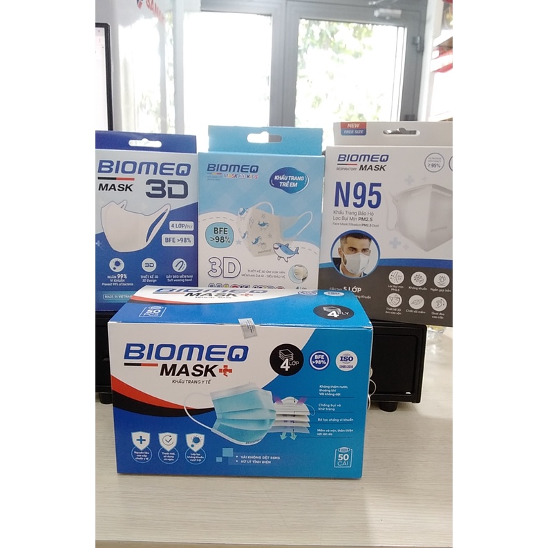 Khẩu trang y tế BIOMEQ hộp 10 cái
