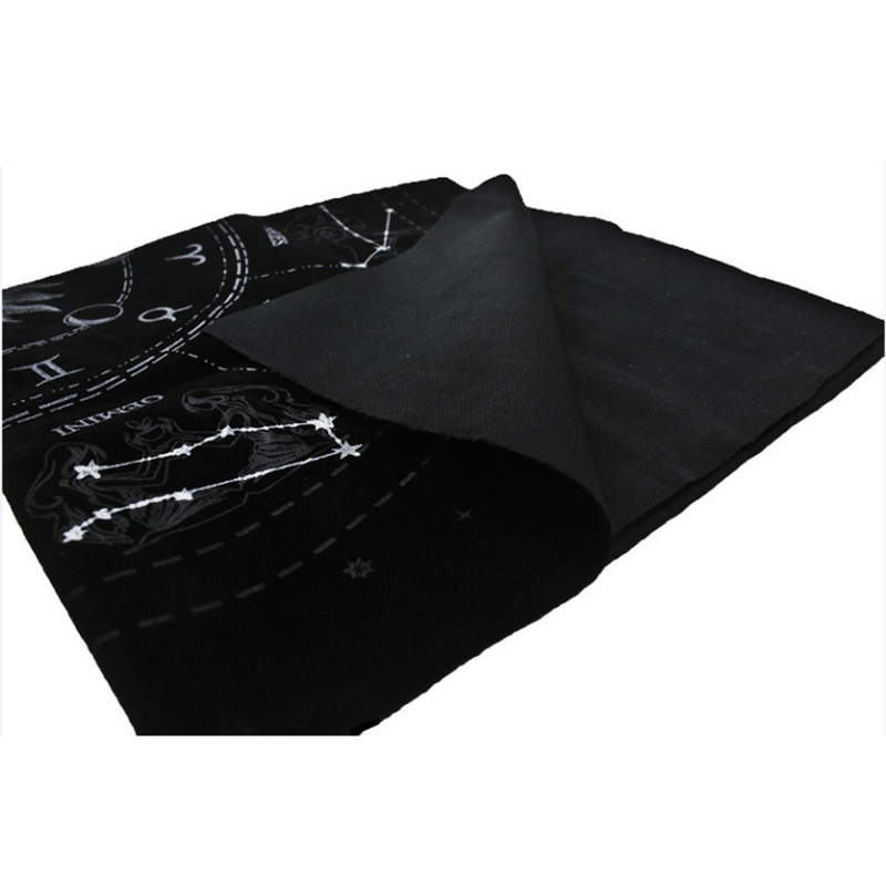 Khăn Trải Bàn In Hình 12 Chòm Sao Bài Tarot Cỡ 49*49cm