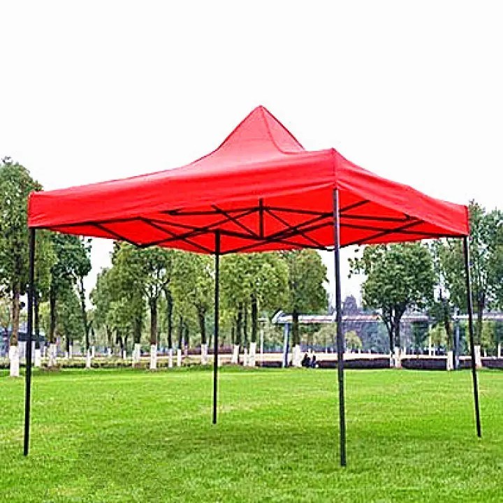 [Nhập khẩu chính hãng] Nhà khung lều bạt di động 2x2m gấp xếp bằng sắt