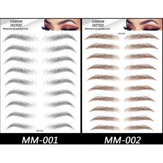 Miếng dán hình xăm lông mày 3D