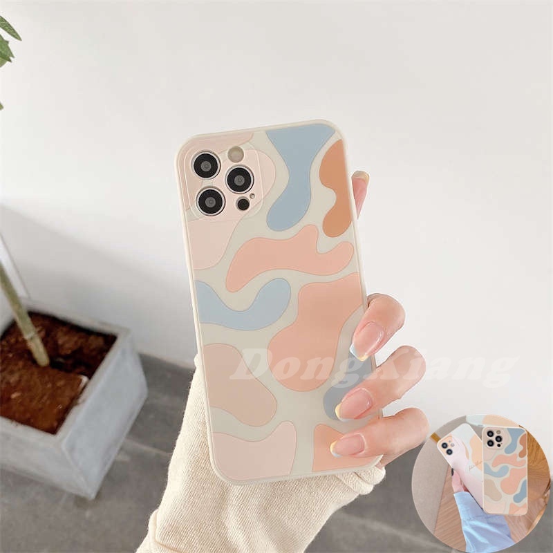 Ốp điện thoại TPU mềm in họa tiết anime 3D kèm giá đỡ cho Samsung A03S A02S A12 A20 A