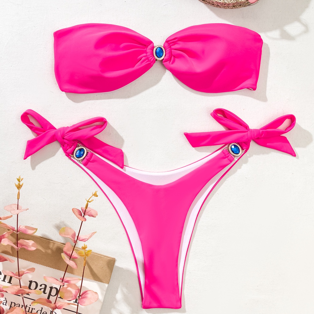 Bộ bikini 2 mảnh màu sắc thời trang cho nữ | BigBuy360 - bigbuy360.vn