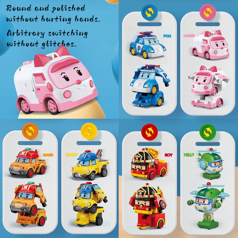 Robocar Poli Đồ Chơi Robot Biến Hình Bằng Poly Độc Đáo Cho Bé Trai bộ đồ chơi xe biến hình robot robot biến hình xe đồ chơi robot biến hình
