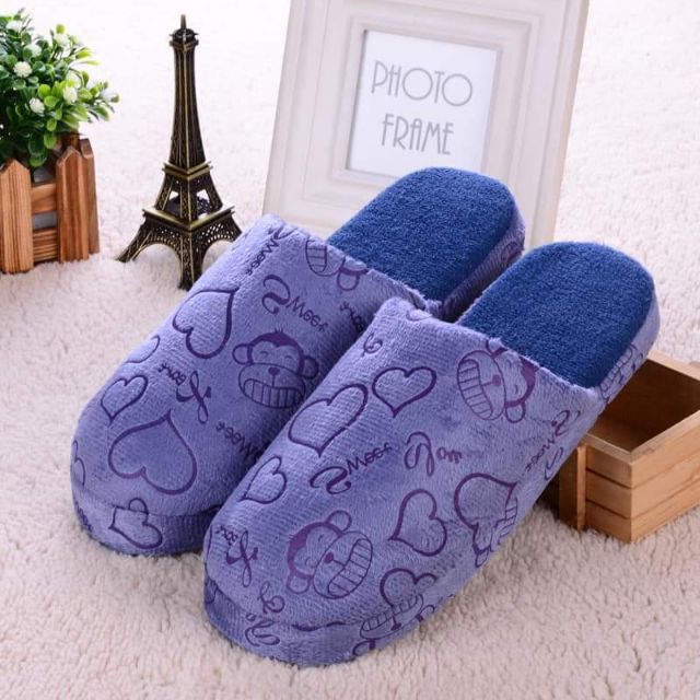 Dép Bông Đi Trong Nhà Hình Khỉ,,,