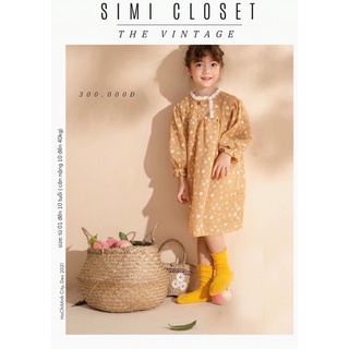 The vintage/ váy tiểu thư cho bé gái/ váy bé gái vintage